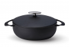 Garnek żeliwny UNILLOY Kurogane 24 cm [US240BK]
